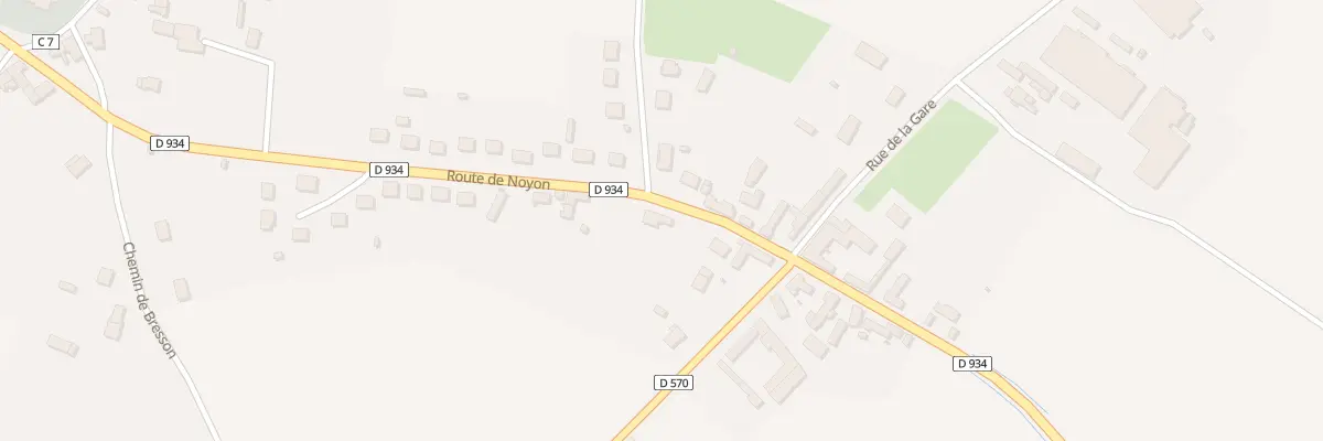 Plan du 46 Rte de Noyon à Camelin