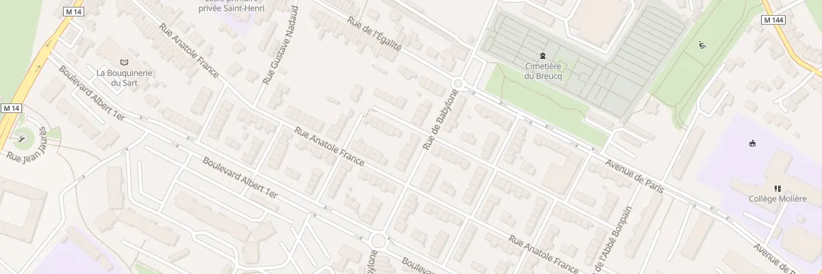 Plan du 43 Rue de Babylone à Villeneuve-d’Ascq