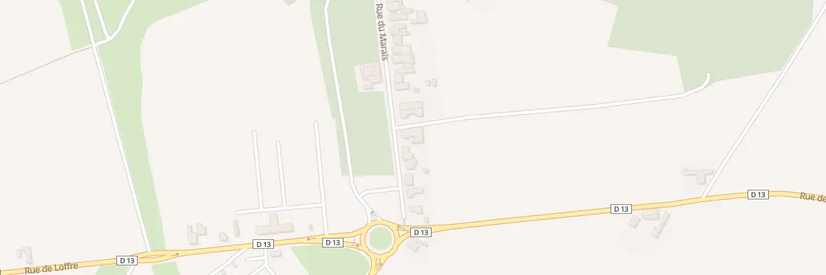 Plan du 10 Rue du Marais à Dechy