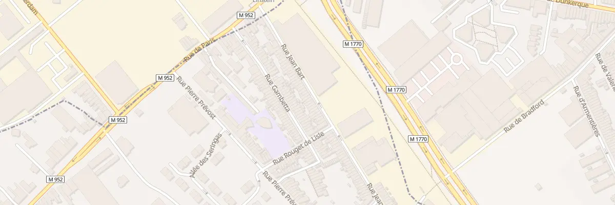 Plan du 60 Rue Jean Bart à Mouvaux