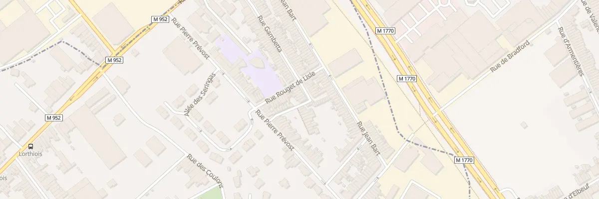Plan du 86 Rue Gambetta à Mouvaux