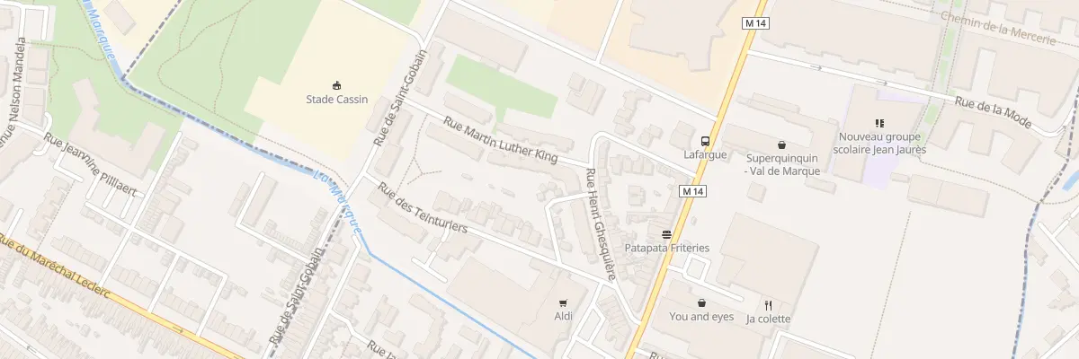 Plan du 5 Rue Martin Luther King à Villeneuve-d’Ascq