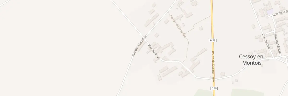 Plan du 1 Rue du Souci à Cessoy-en-Montois