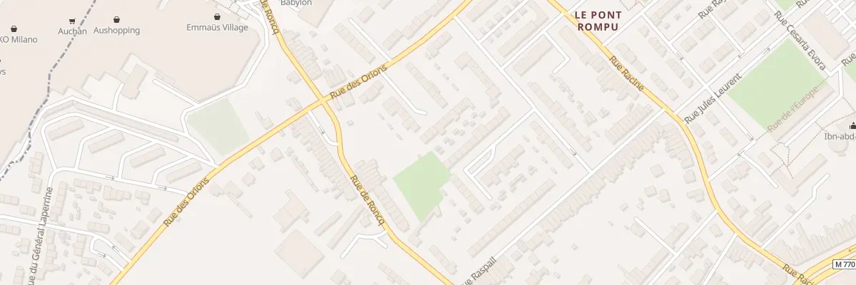 Plan du 37 Rue Gustave Nadaud à Tourcoing
