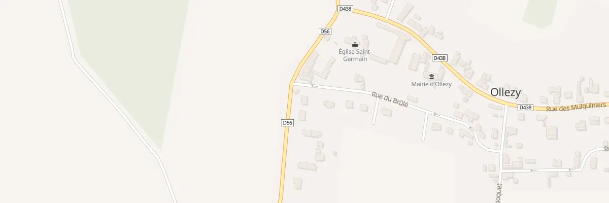 Plan du 9 Rue du Chateau de Vienne à Ollezy