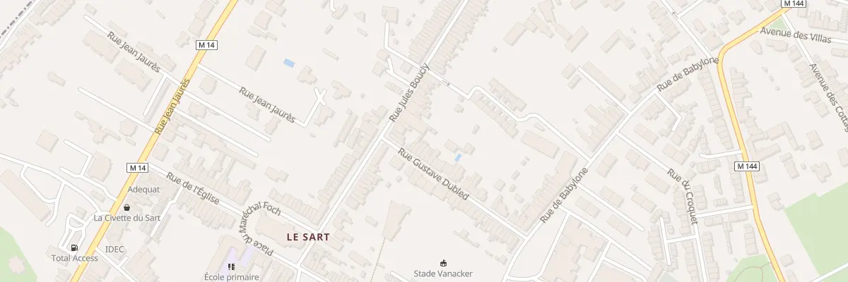 Plan du 34 Rue Gustave Dubled à Villeneuve-d’Ascq