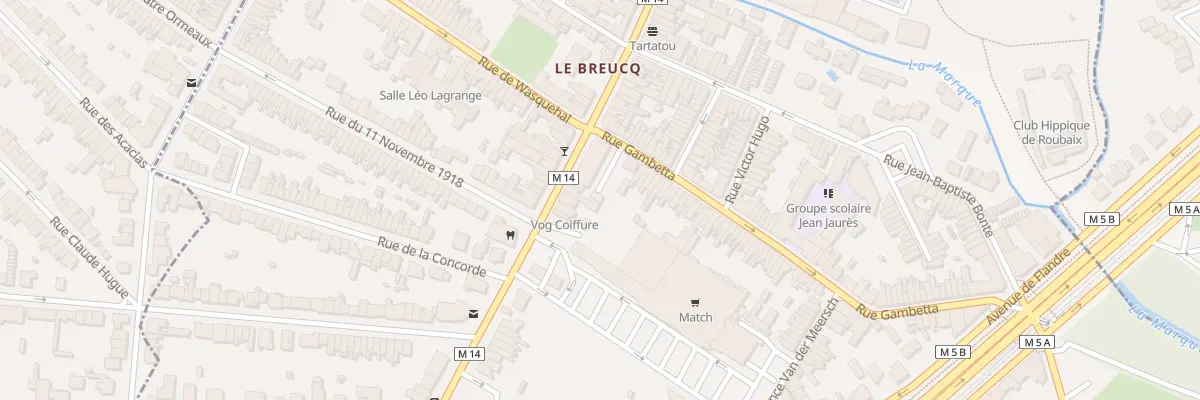 Plan du 109 Rue Gambetta à Villeneuve-d’Ascq
