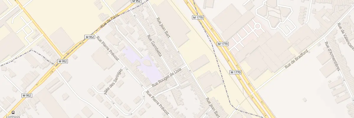 Plan du 72 Rue Jean Bart à Mouvaux