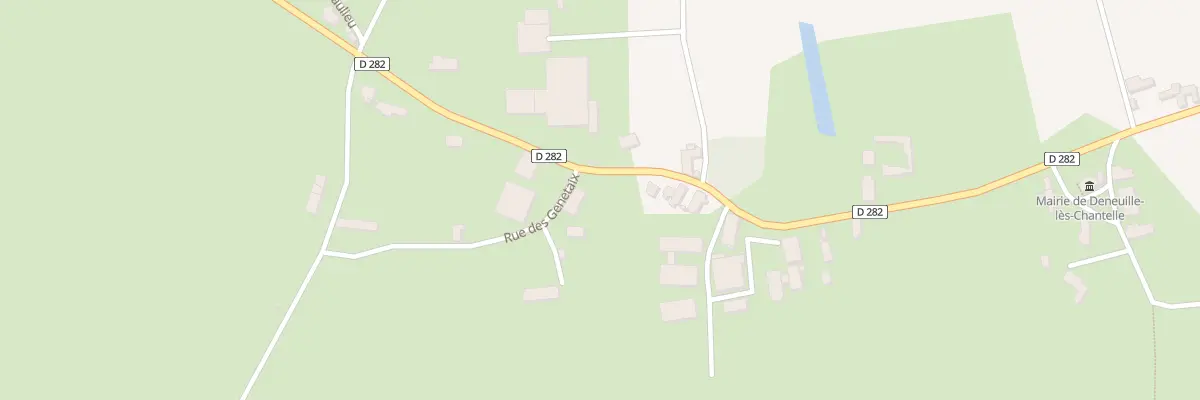 Plan du 1 Rue des Genetaix à Deneuille-lès-Chantelle