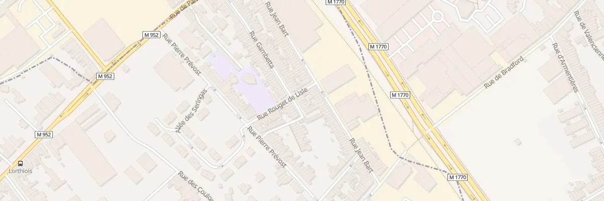 Plan du 83 Rue Gambetta à Mouvaux