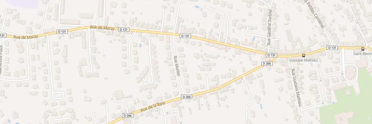 Plan du 8 Rue Mohler à Nevers