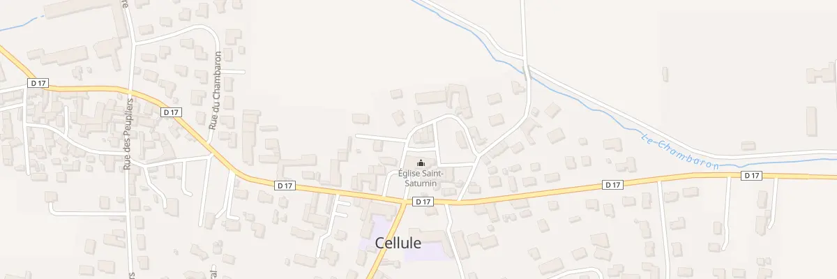 Plan du 2 Rue du Prieure à Chambaron sur Morge