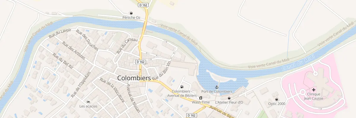 Plan du 10 Rue Cour du Chateau à Colombiers