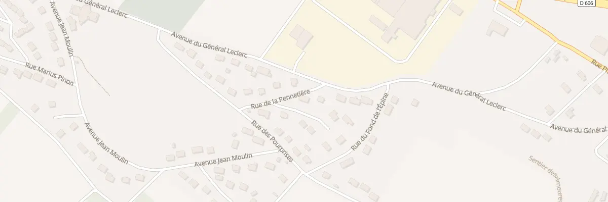 Plan du 1 Rue de la Pennetiére à Champigny