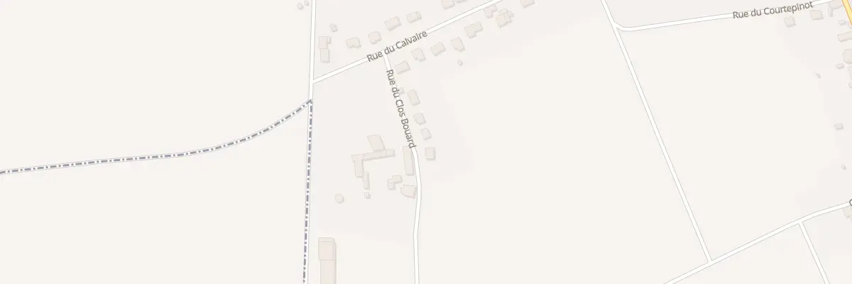 Plan du 5 Rue du Clos Bouard à Mons-en-Montois