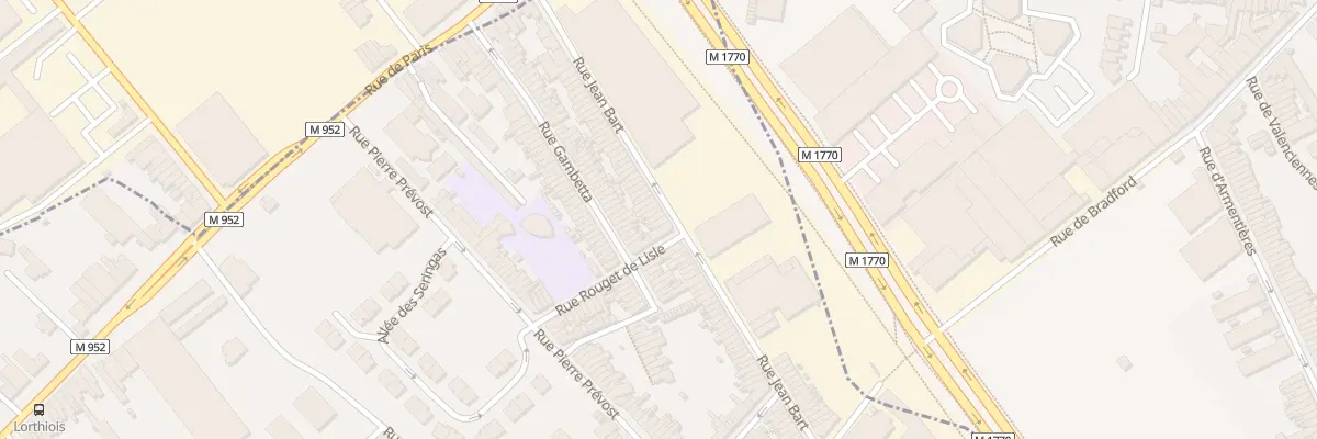 Plan du 76 Rue Jean Bart à Mouvaux