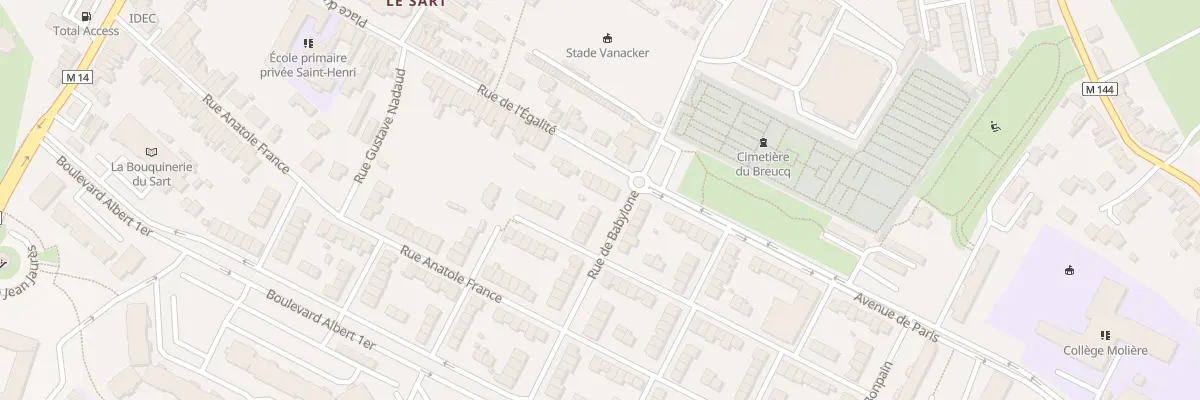 Plan du 60 Rue de l’Egalite à Villeneuve-d’Ascq