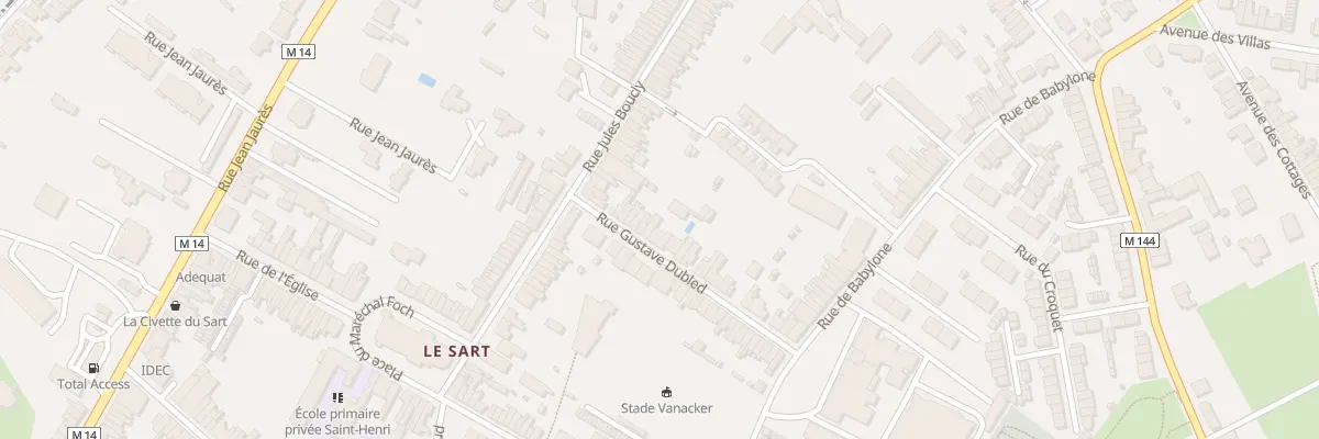 Plan du 26 Rue Gustave Dubled à Villeneuve-d’Ascq