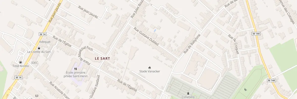 Plan du 33 Rue Gustave Dubled à Villeneuve-d’Ascq