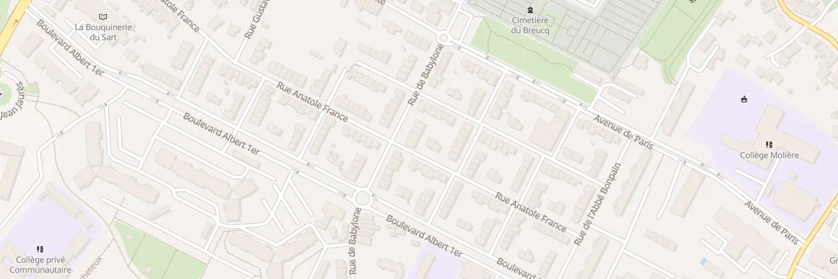Plan du 86 Rue de Babylone à Villeneuve-d’Ascq