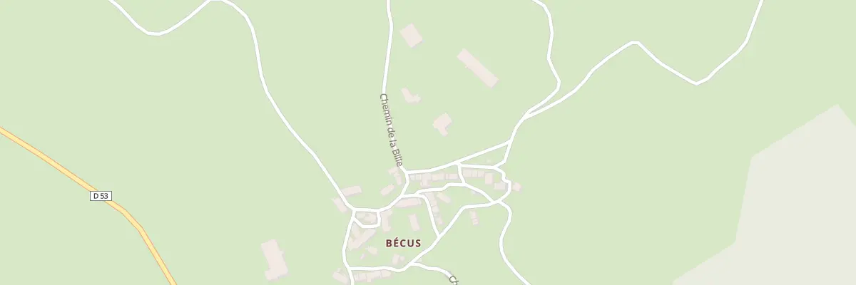 Plan du 5121 Becus à Noalhac