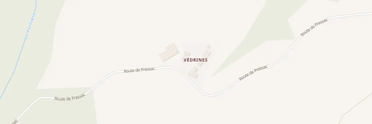 Plan du 5002 Vedrines à Saint-Étienne-sur-Blesle
