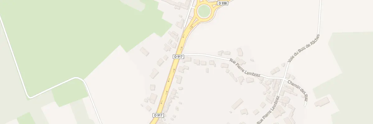 Plan du 995 Rue Pierre Lembrez à Râches