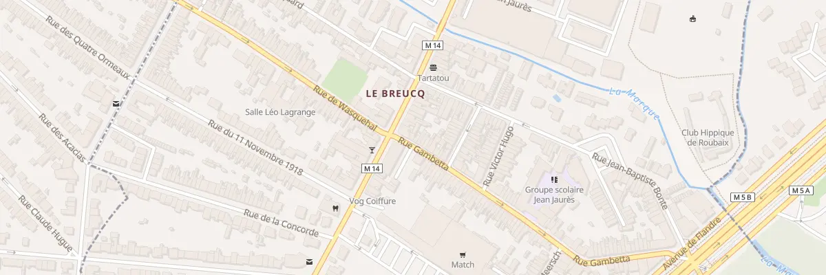 Plan du 106 Rue Gambetta à Villeneuve-d’Ascq