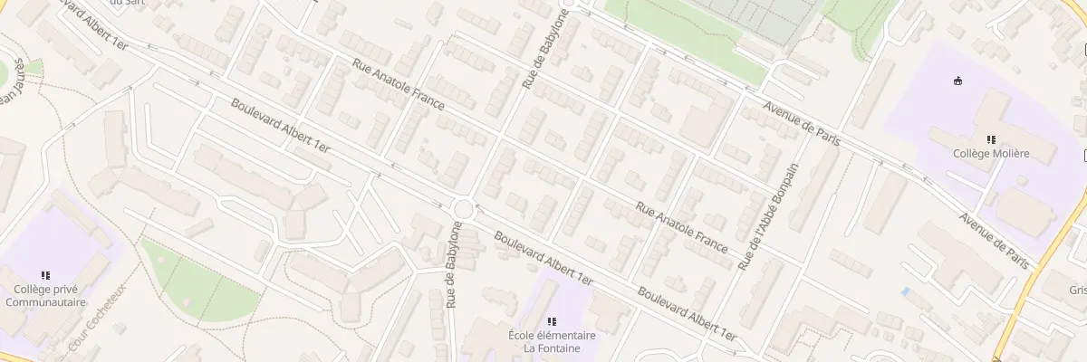 Plan du 80 Rue Anatole France à Villeneuve-d’Ascq