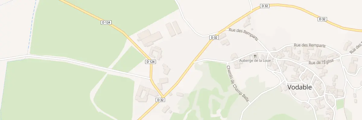 Plan du 5024 La Borie à Vodable