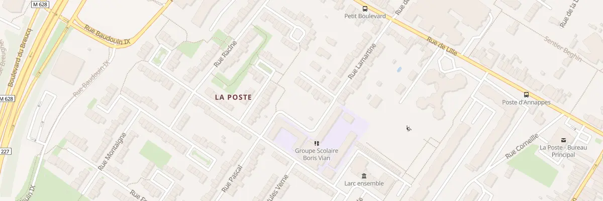Plan du 43 Rue Lamartine à Villeneuve-d’Ascq