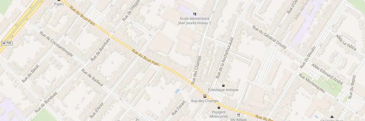 Plan du 144 Rue du Brun Pain à Tourcoing