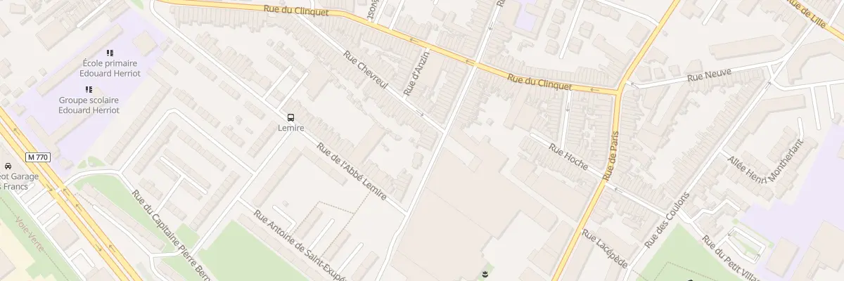 Plan du 140 Rue du Bois à Tourcoing