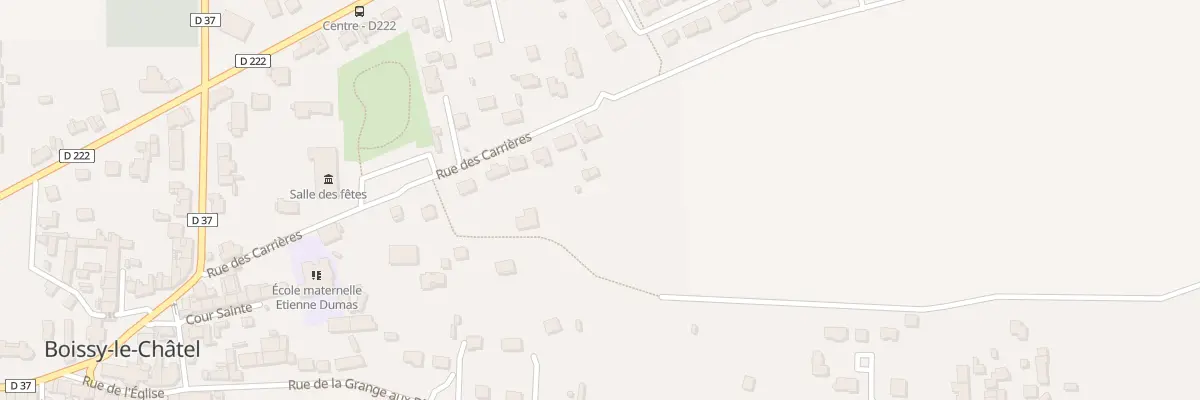 Plan du 22 Rue des Carrières à Boissy-le-Châtel