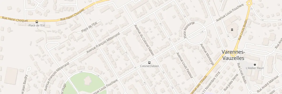 Plan du 25 Rue du Colonel Fabien à Varennes-Vauzelles
