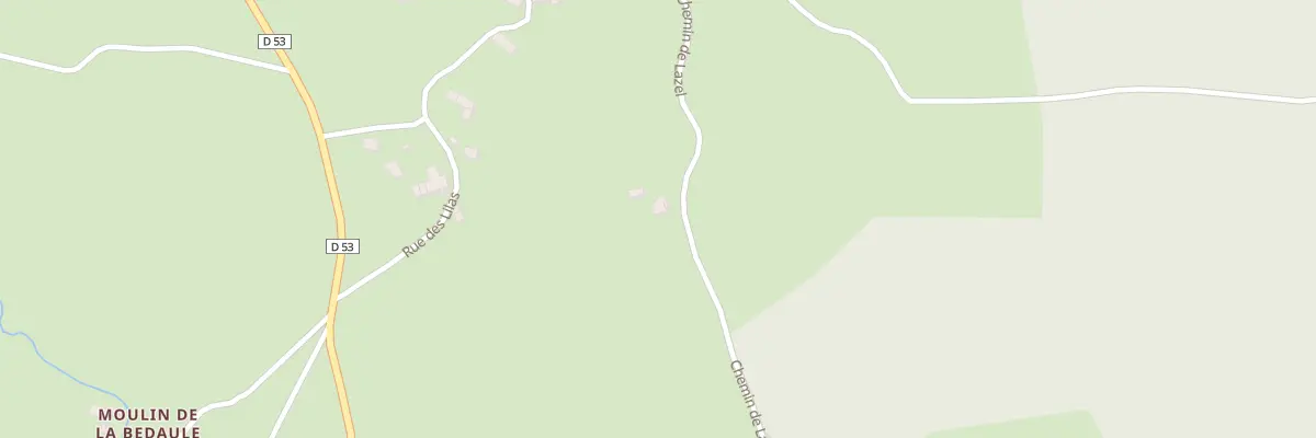 Plan du 5100 Becus à Noalhac