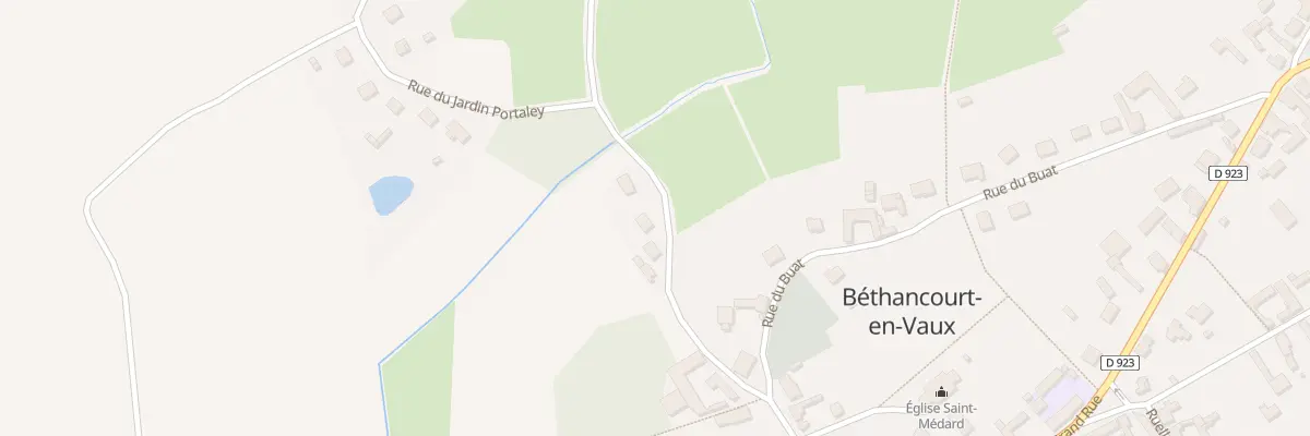 Plan du 3B Rue du Pavé à Béthancourt-en-Vaux