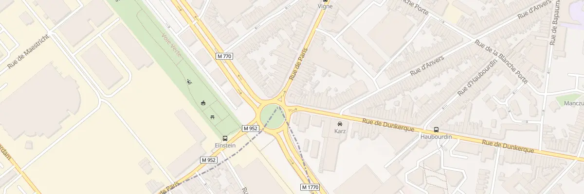 Plan du 233 Rue de Paris à Tourcoing