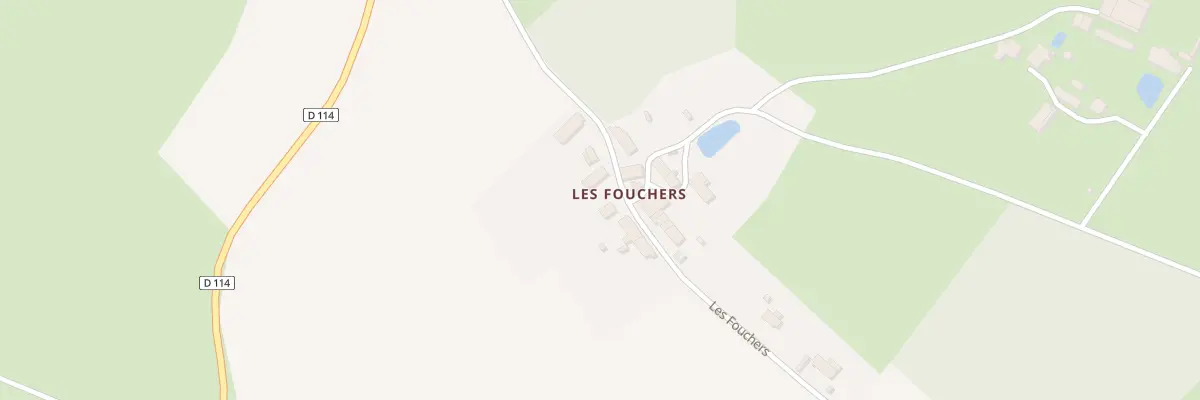 Plan du 175 Les Fouchers à Dampierre-sous-Bouhy