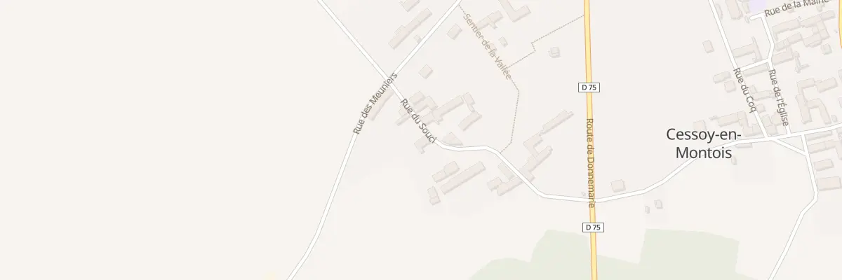 Plan du 5 Rue du Souci à Cessoy-en-Montois