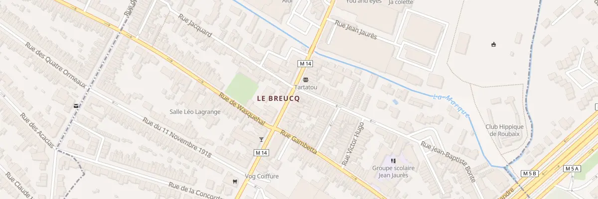Plan du 182 Rue Jean Jaures à Villeneuve-d’Ascq