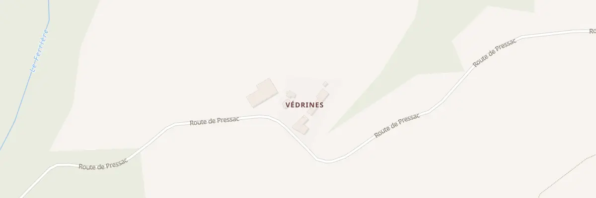 Plan du 5001 Vedrines à Saint-Étienne-sur-Blesle
