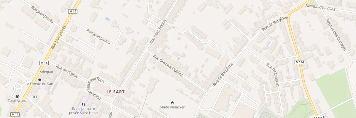 Plan du 22B Rue Gustave Dubled à Villeneuve-d’Ascq