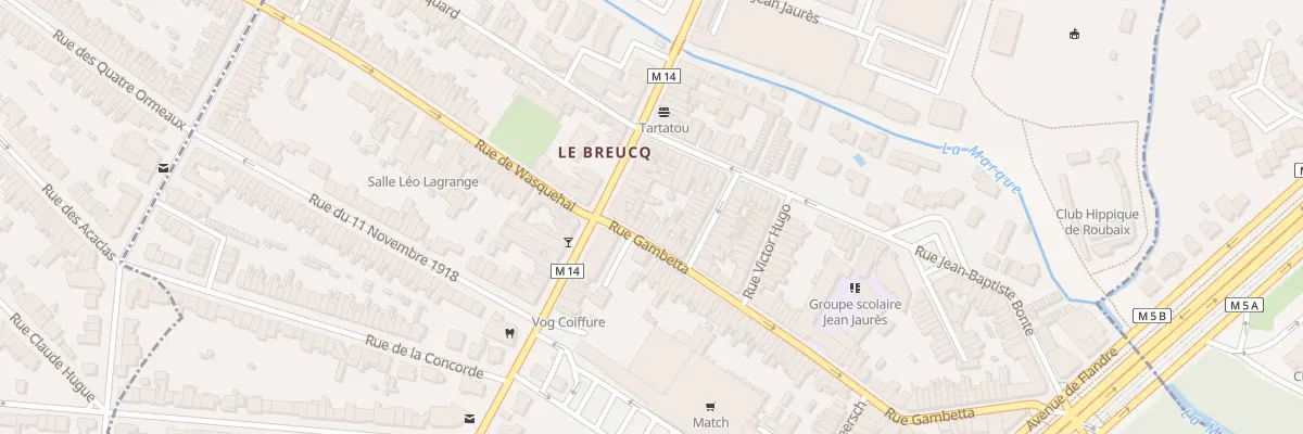 Plan du 102 Rue Gambetta à Villeneuve-d’Ascq