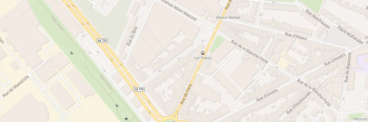 Plan du 23 Rue de la Vigne à Tourcoing