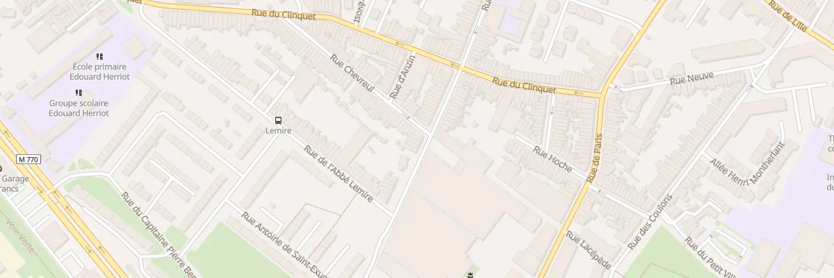 Plan du 136 Rue du Bois à Tourcoing