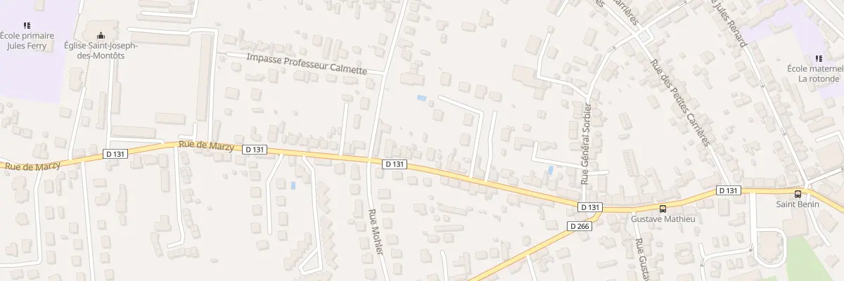 Plan du 27 Rue de Marzy à Nevers