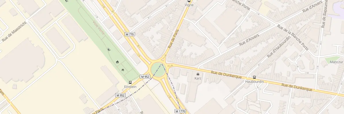Plan du 231 Rue de Paris à Tourcoing
