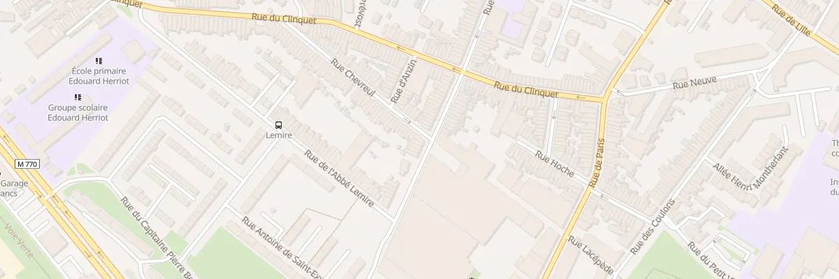 Plan du 134 Rue du Bois à Tourcoing