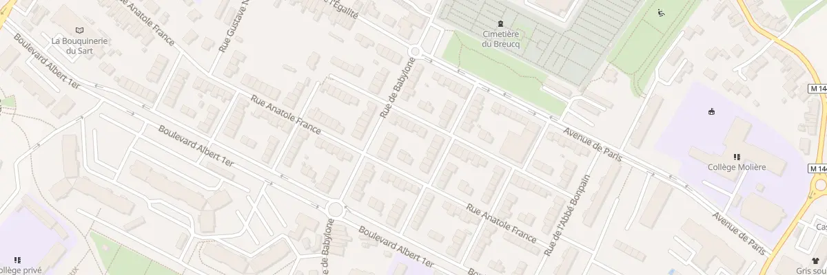 Plan du 22 Rue de Bouvines à Villeneuve-d’Ascq